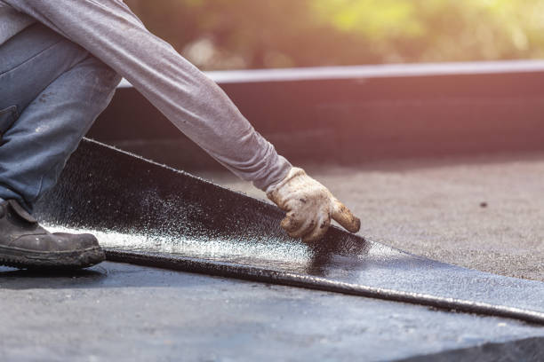 Professional Basement Waterproofing technician working in Lake Orion, MI